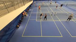 Entertaining game 🧐 Cara/Steve B v Anne King/Kathy L ➡️ Thursday Evening Pickle 🏓