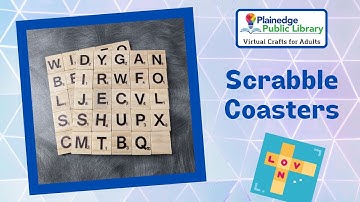 DIY Scrabble Coasters