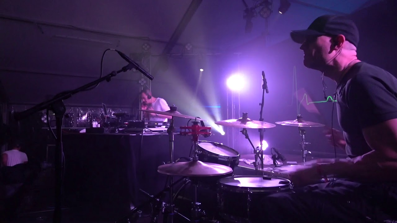 Nice & Drums in Italy at Trail Days Festival 2019, DJ + Live Drums