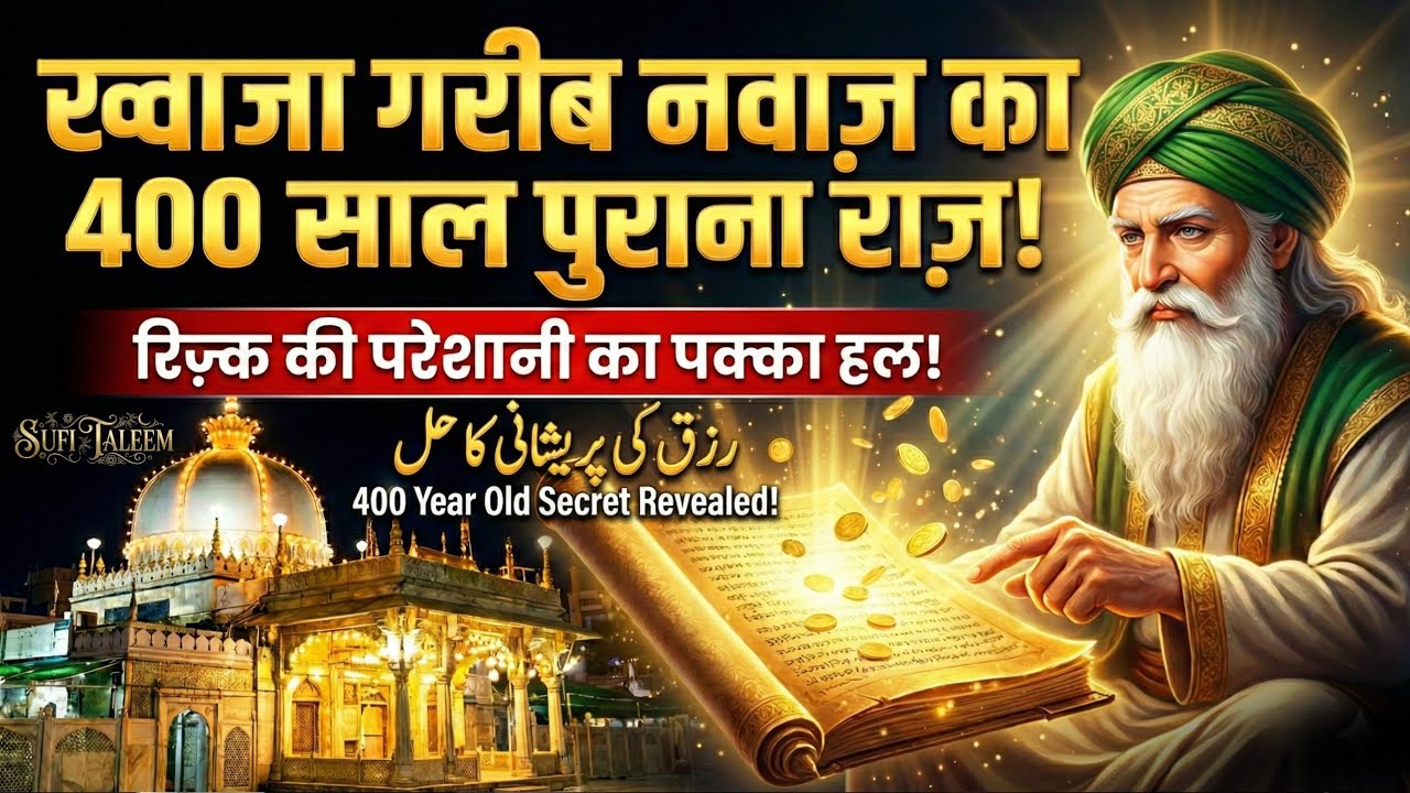 Khwaja Garib Nawaz Ne 400 Saal Purana Raaz Bataya | Rizq Ki Pareshani Ka Hal