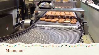 Doughnuts on Conveyer Belt - Krispy Kreme