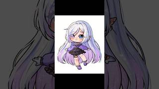 Goddess of Creation✨ Commissions Open on VGen💚#cute #chibi #anime #clipstudiopaint #timelapse