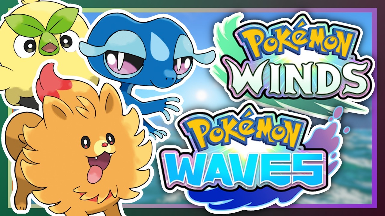 ¡TODO sobre los NUEVOS INICIALES y lo que sabemos de Pokémon Winds & Waves! 💨🌊