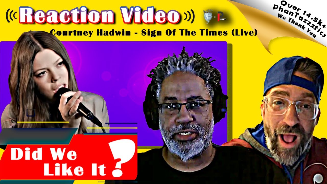 🎶ХОРОШО ЛИ ЭТО БЫЛО? Кавер Кортни Хэдвин на песню «SIGN OF THE TIMES»🎶#реакция #courtneyhadwin #h...