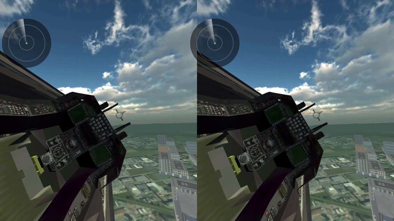 VR Jet Fighter Simulation | Android Cardboard 360 - YouTube