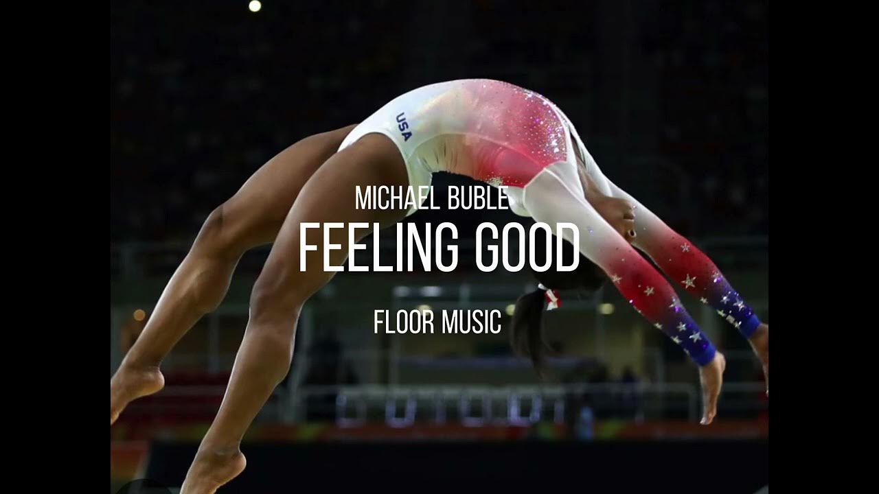 Gymnastics floor music 1 feeling good Michael Bublé YouTube