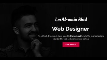 Mohan Personal Portfolio HTMl Template | Themeforest Website Templates and Themes