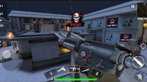 FPS Commando Strike 3D game gameplay in Android part 1