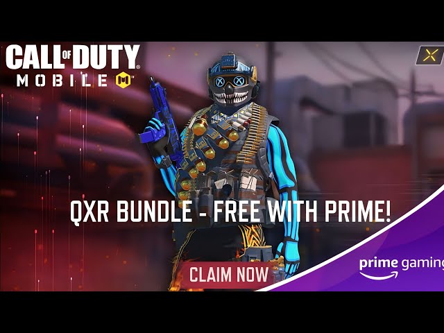 Call of Duty: Mobile - Are you an  Prime member? Log into your @ primegaming account today to claim a FREE Rare QXR - Blue Skeletons weapon  skin and Epic Battle Hardened 