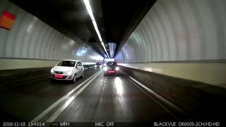 Double solid white lines are there for a reason !