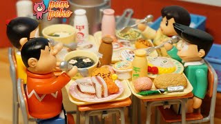 【ドラえもん】みんな楽しみ♪おいしい給食の時間 / Delicious school lunch time