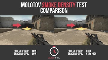 CS:GO - Molotov Smoke Density Comparison