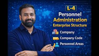 L-4 Personnel Administration, Enterprise Structure, Company Code & Personnel Area in SAP HCM