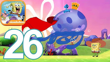 SpongeBob Patty Pursuit - SPONGEBOB vs JELLYFISH KING Gameplay Walkthrough Video Part 26 (iOS)