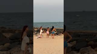 Girl xinh bãi đá ông địa #beach  #girl #bãiđáôngđịa