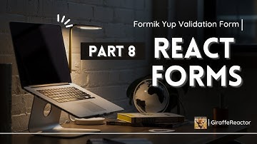 React Forms (Vite + TypeScript) | Formik With Yup Validation Form | Part 8