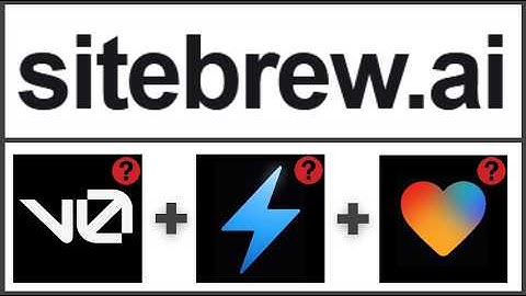 NEW Sitebrew.AI Coding Agent🤖v0 Bolt.new Lovable.dev Alternative?? AI React Components & Sites