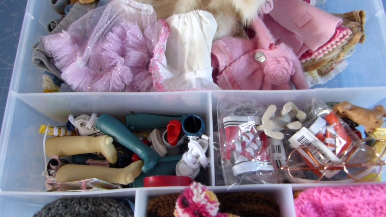 Blythe doll clothes storage idea YouTube