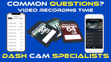 Dash Cam Video Recording Time