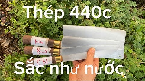 Bộ 3 dao bếp bằng thép 440c sắc nét đáng kinh ngạc