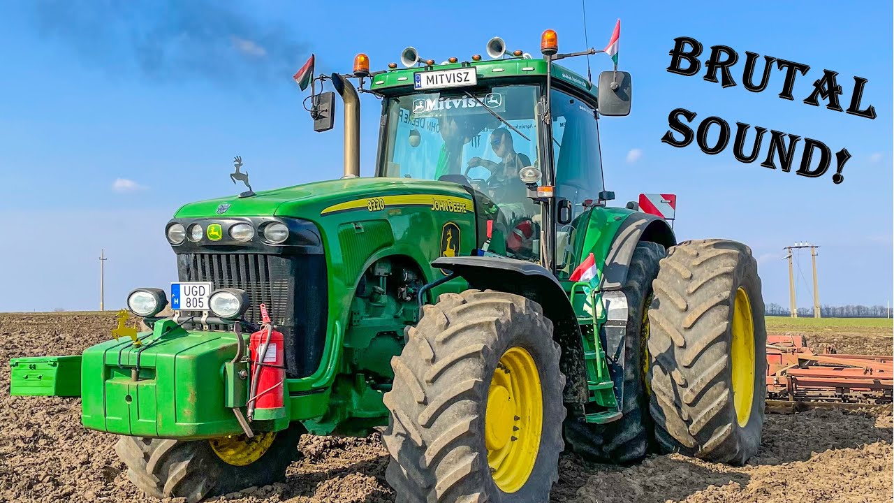 John Deere 8220 - Nice Sound 🔈💪 | Simítózás 2021 | Szántás elmunkálás