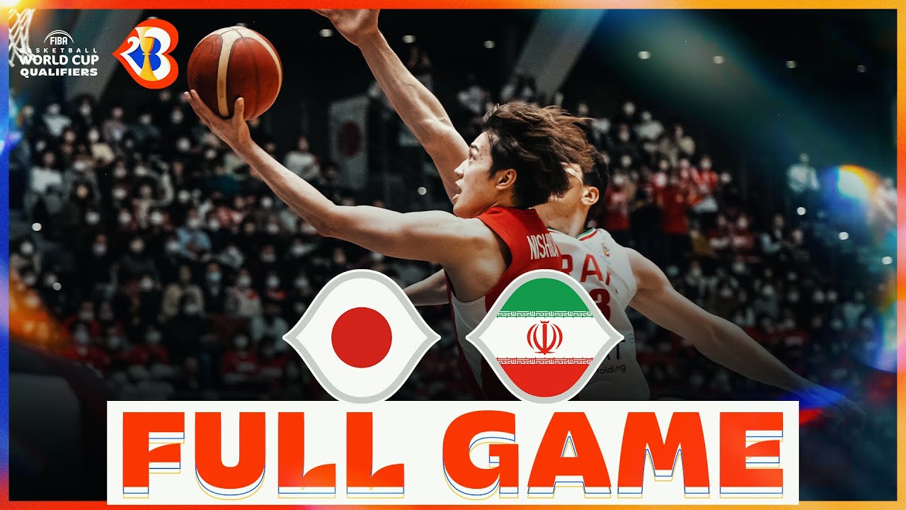 Japan v Iran | Basketball Full Game - #FIBAWC 2023 Qualifiers