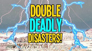 A Double Disaster Whammy in Cities Skylines Vanilla!!!