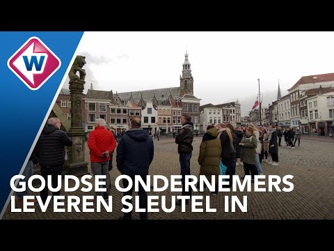 Horeca in Gouda protesteert door sleutels in te leveren - OMROEP WEST