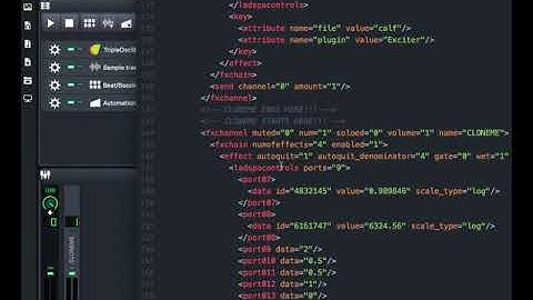 Copy FX Channel LMMS