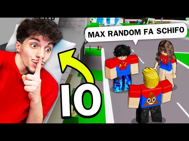 MI SONO INTRUFOLATO in UN SERVER di SOLI HATERS di MAX RANDOM su BROOKHAVEN ROBLOX..
