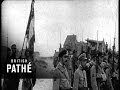 Sailors on the yser aka french marines flag drill and charge 19141918