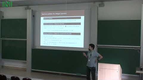 WHTW01 | Dr. Dmitry Ponomarev | Spectral theory of convolution operators on finite intervals