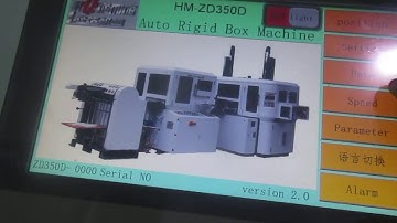 High speed Automatic rigid box machine, Rigid box line email yvette@dghongming.com