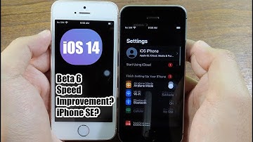 iOS 14 Beta 6 is incredibly FAST ON iPHONE SE