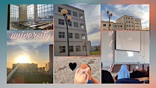 فلوق الجامعة ؛جولة في الجامعة /vlog university; university tour ?✨