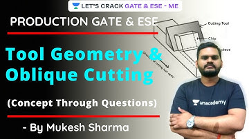 Tool Geometry & Oblique Cutting: Basic Concepts with Important Questions for GATE and ESE | GATE/ESE