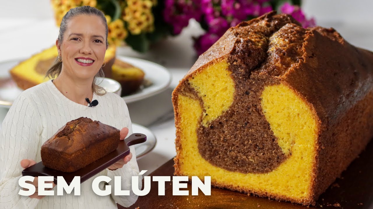 BOLO DE CENOURA MESCLADO LIQUIDIFICADOR - SEM GLÚTEN  LACTOSE (sem trigo e sem leite) - GLUTEN FREE