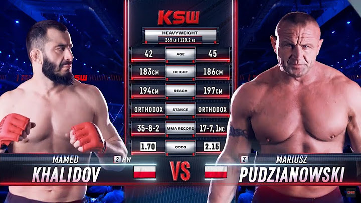 KSW Free Fight: Mamed Khalidov vs. Mariusz Pudzianowski