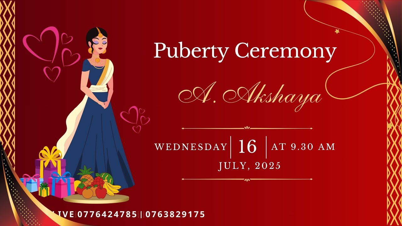 𝐏𝐮𝐛𝐞𝐫𝐭𝐲 𝐂𝐞𝐫𝐞𝐦𝐨𝐧𝐲 | 𝐀. 𝐀𝐤𝐬𝐡𝐚𝐲𝐚❤️ | 𝟏𝟔.𝟎𝟕.𝟐𝟎𝟐𝟓 | 𝐊𝐃𝐕𝐋𝐈𝐕𝐄 | 𝟎𝟕𝟔𝟑𝟖𝟐𝟗𝟏𝟕𝟓 | 𝟎𝟕𝟕𝟔𝟒𝟐𝟒𝟕𝟖𝟓 | 𝐋𝐢𝐯𝐞