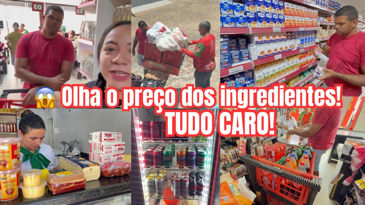 REPONDO ESTOQUE DA CONFEITARIA😱 os preços subiram bastante,compramos no mercado.