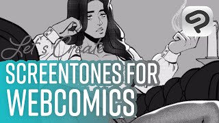 How to use digital screentones as textures in your webcomic! | Vampbyte