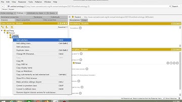 9.  Creating classes for an ontology in Protege