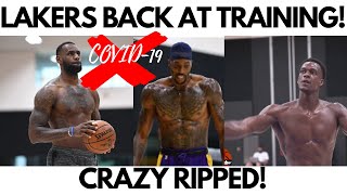 Lakers Begin Training Bubble Arena!!! (CRAZY RIPPED PLAYERS!!)