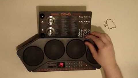 Circuit-Bent DD-6 Drum Machine