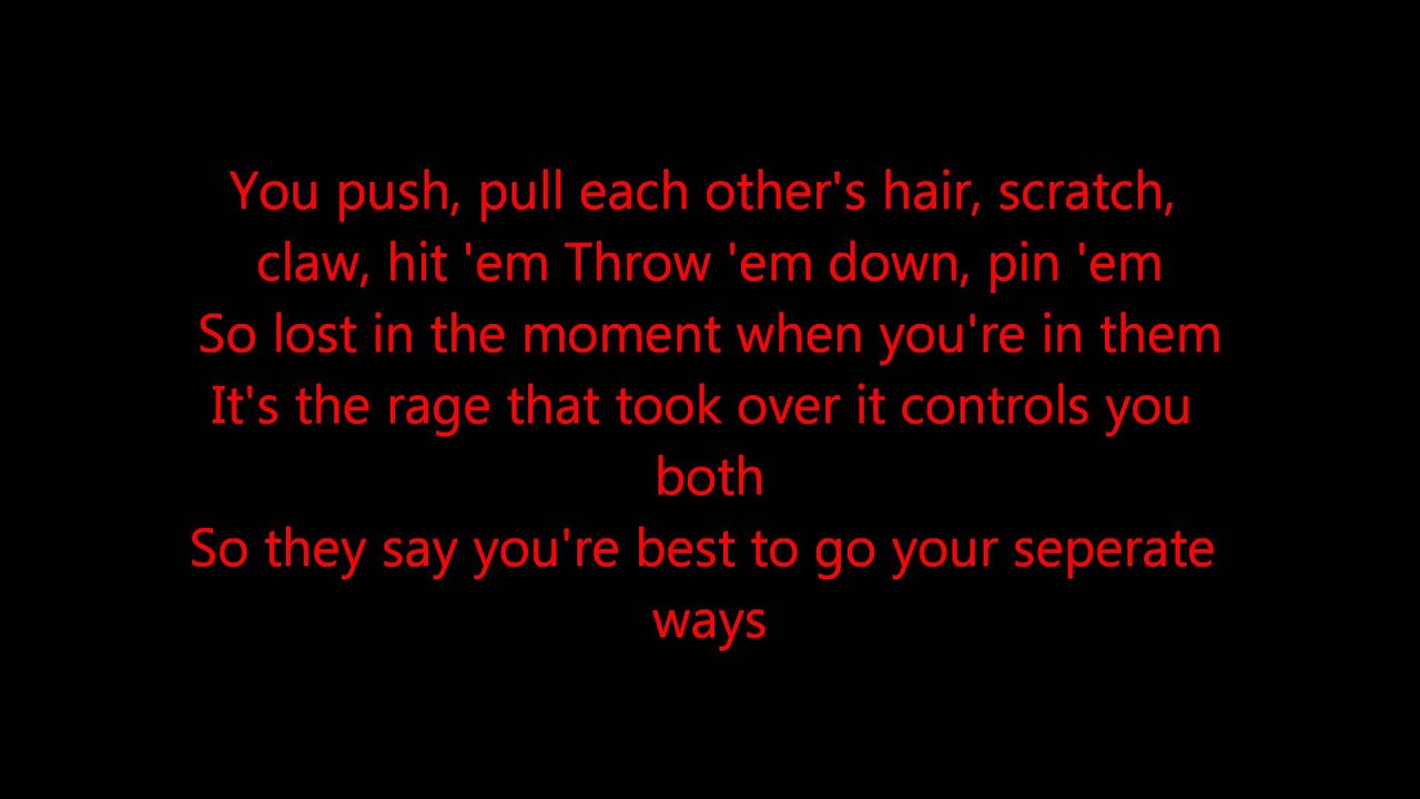 Eminem Love The Way You Lie Paroles