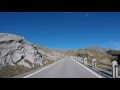 Camera on car roof. Driving to the San Bernardino pass, Switzerland