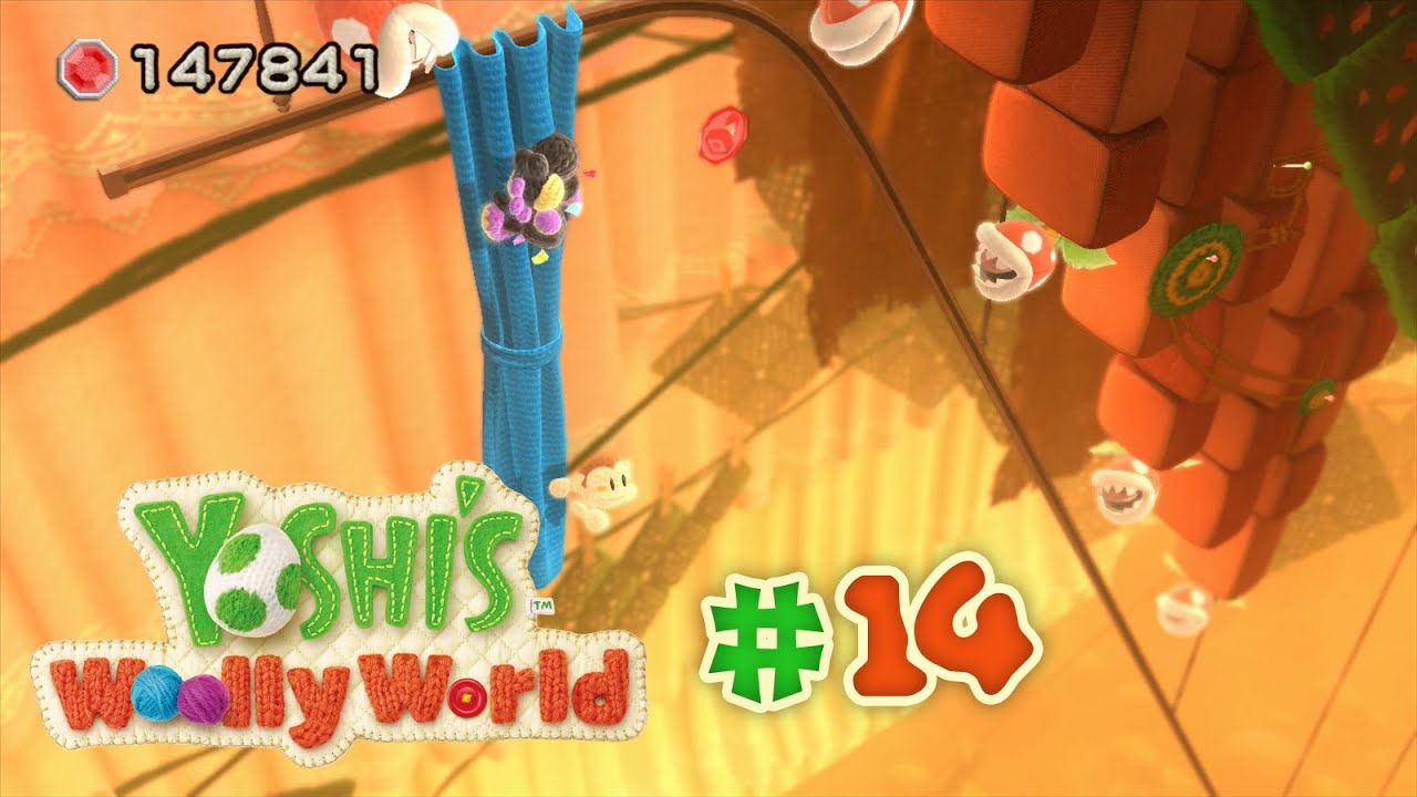 yoshiaki tsutsumi Let's play Yoshi's Woolly World 100% #14 | Velocidad ante todo / Speed above all (4-5, 4-6 & 4-7)