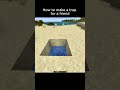 How to trap your friend 💀 #memes #minecraft #funny