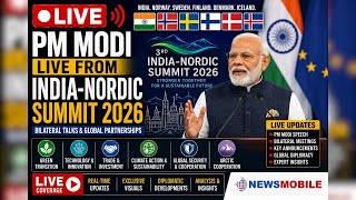 🔴 PM Modi LIVE from India-Nordic Summit 2026 | Bilateral Talks &amp; Global Partnerships