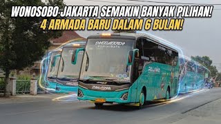 More and More Choices for Wonosobo to Jakarta.. Bus spotting for today's departures